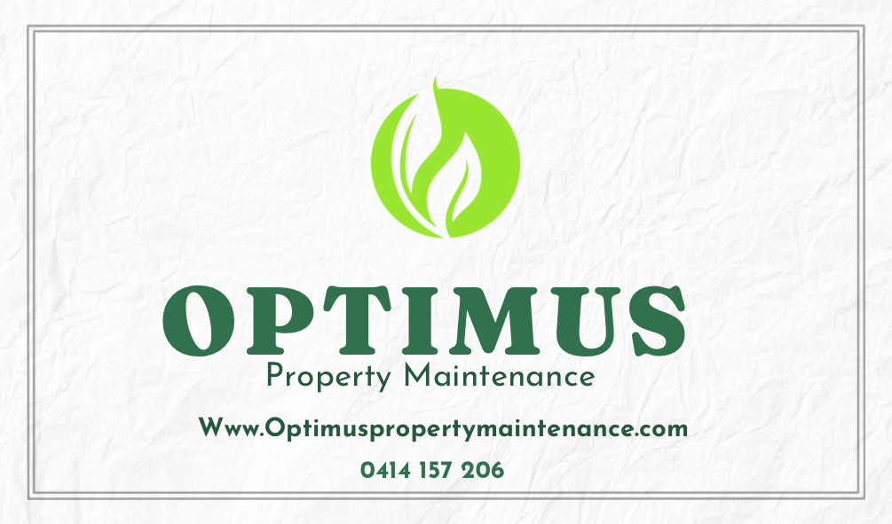 Its the business card for Optimus property maintenance Sydney, it has there website www.optimuspropertymaintenenace.com